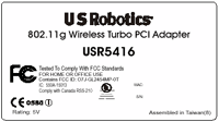 USR5416 Label